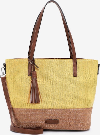 Emily & Noah Shopper 'Elena' in braun / gelb, Produktansicht