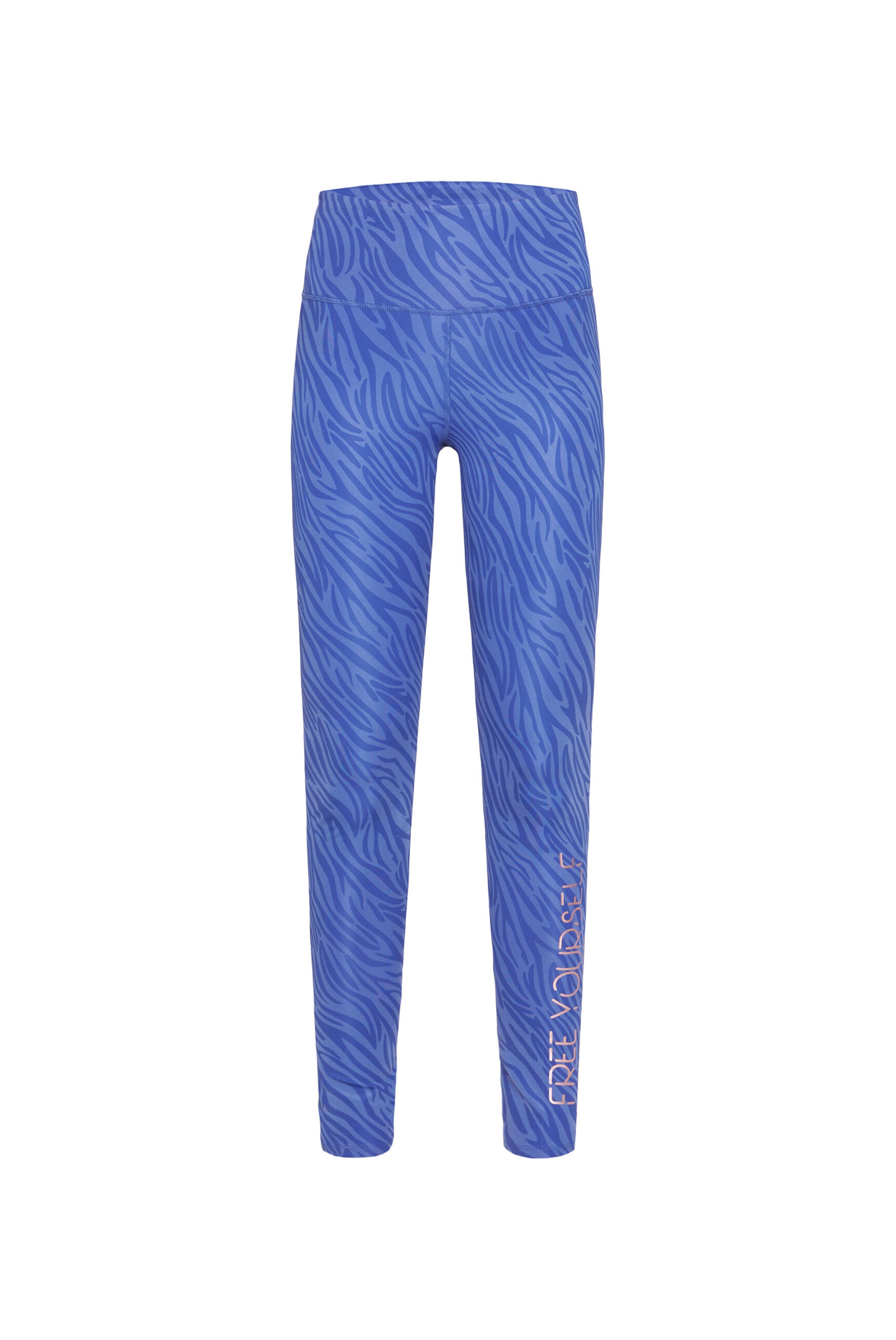 Leggings 'Free Yourself' Soccx en bleu : devant