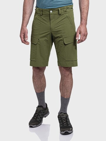 Schöffel Regular Outdoor trousers 'Kitzstein ' in Green: front