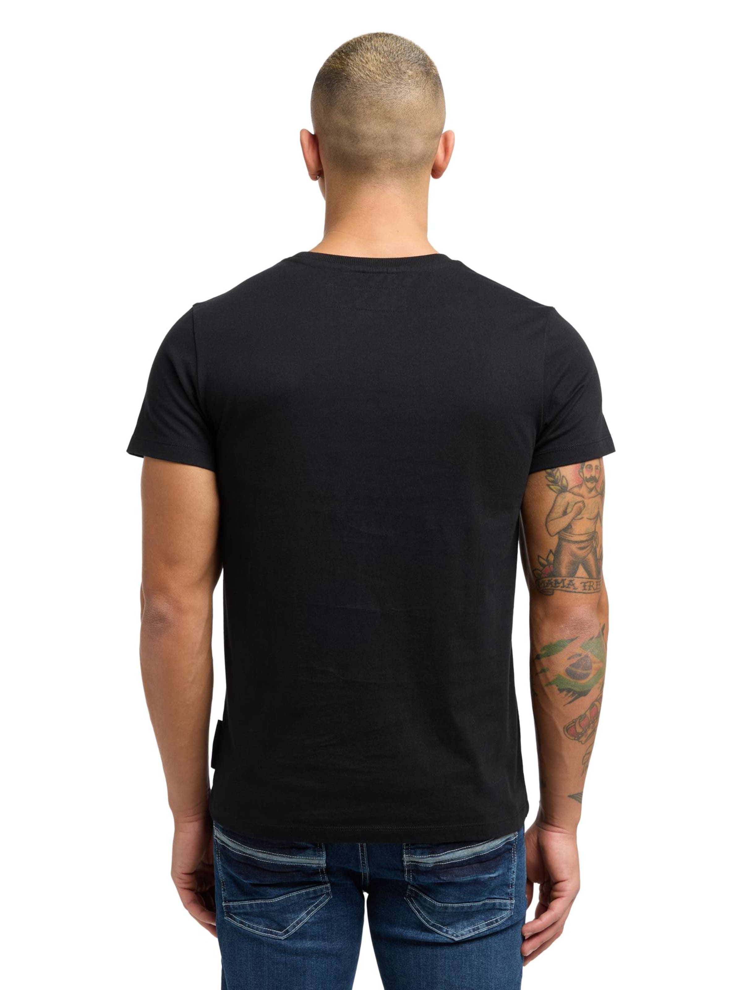 T-Shirt 'Conrad' Bruno Banani en noir