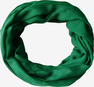 CECIL Loop Schal in Unifarbe in Grün: Vorderseite