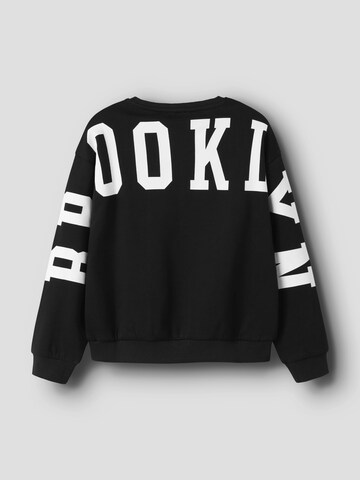 NAME IT Sweatshirt 'NKFNEVEA' in Black