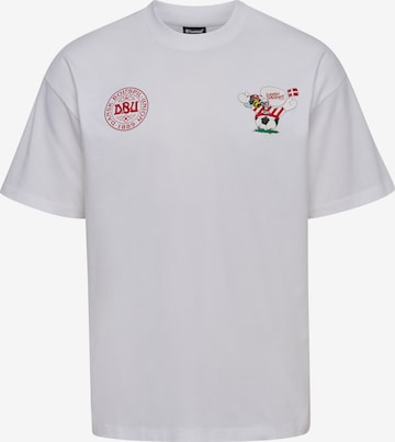 T-Shirt fonctionnel Hummel en blanc : devant