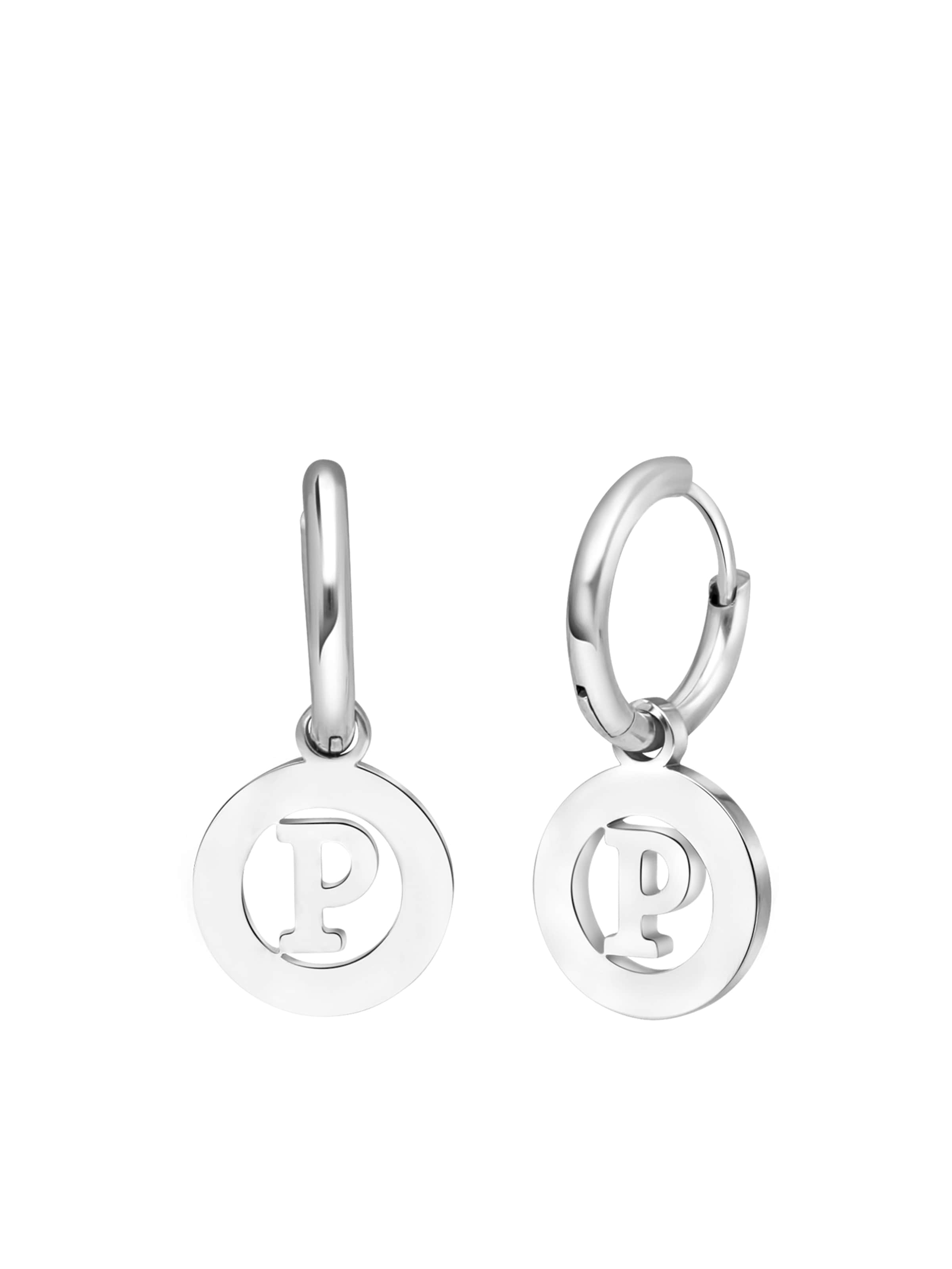 Lucardi Oorbellen in Zilver: voorkant