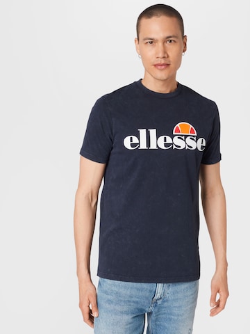 ELLESSE Shirt 'Prado Caustic' in Blauw: voorkant