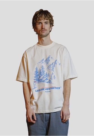 Pockies T-Shirt 'Cabin' in Weiß: Vorderseite
