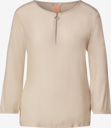 STREET ONE Shirt in Beige: predná strana