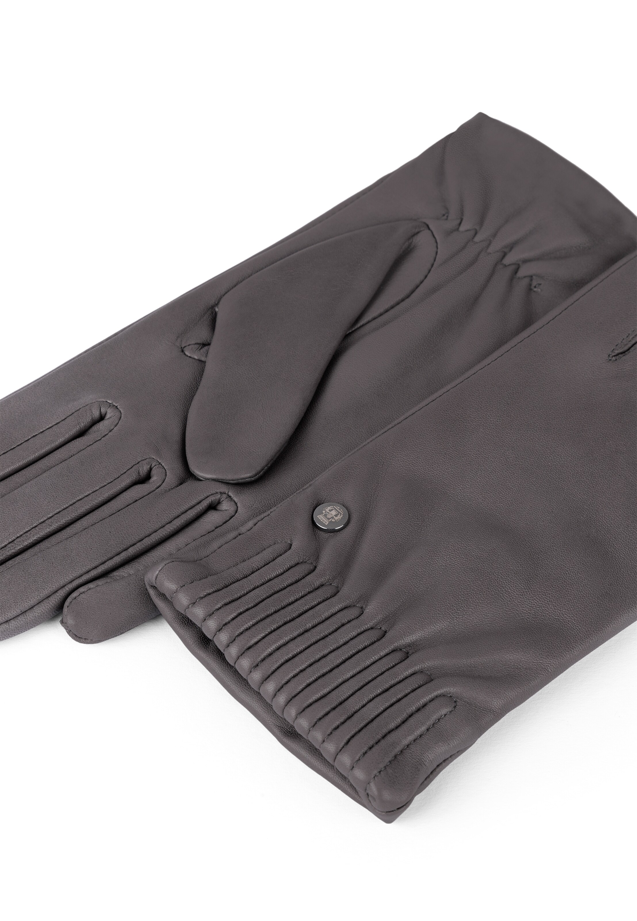 Roeckl Lederhandschuhe 'ARIZONA TOUCH' in Grau