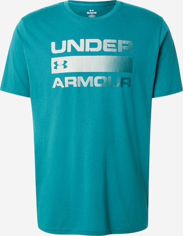 UNDER ARMOUR Performance Shirt 'Team Issue' in Green: front