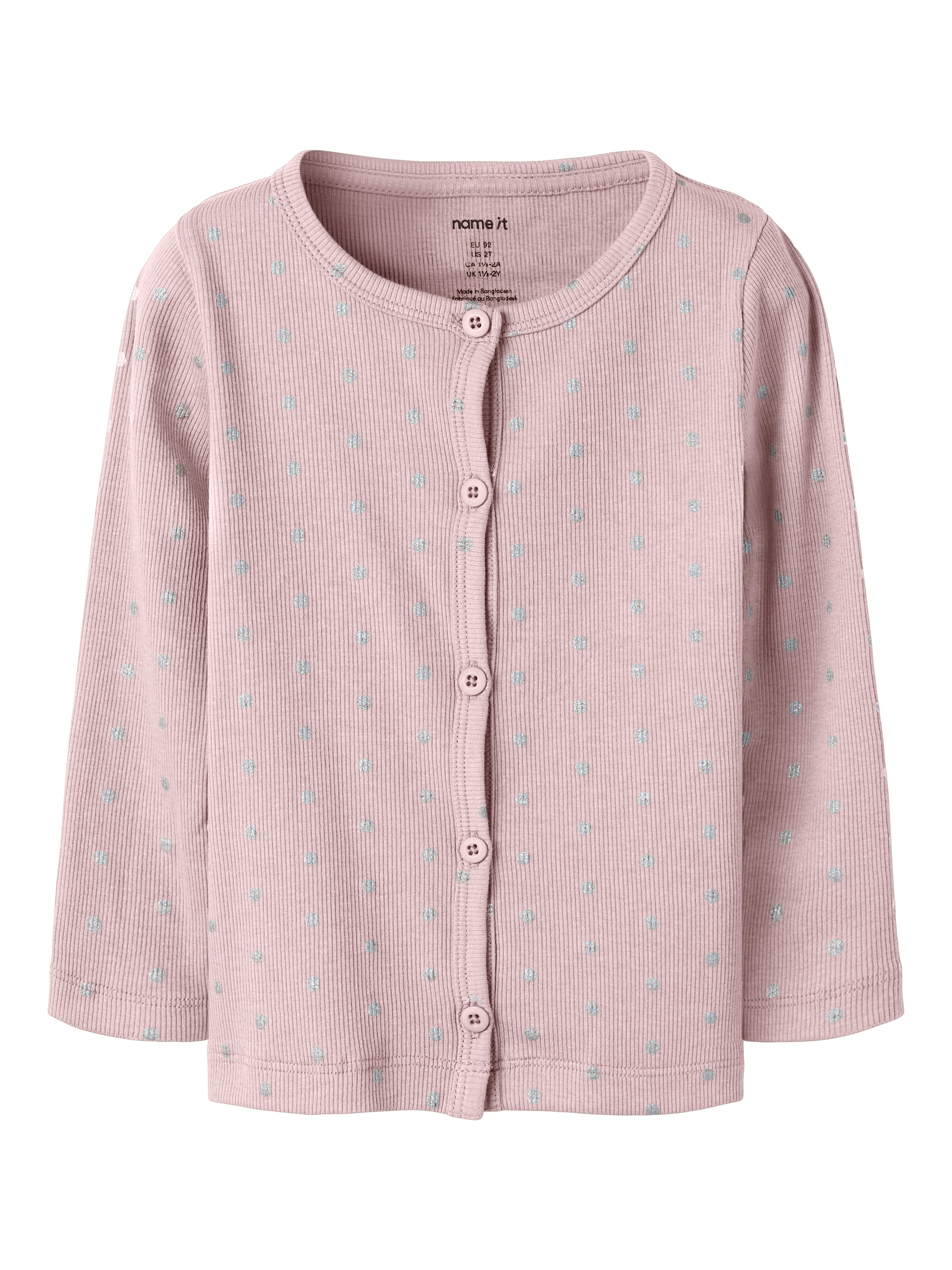 NAME IT Knit cardigan 'NMFLONA' in Purple: front