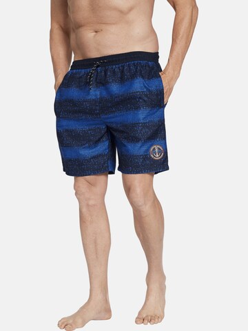 Jan Vanderstorm Board Shorts ' Semion ' in Blue: front