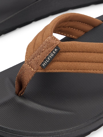 Tongs TOMMY HILFIGER en marron