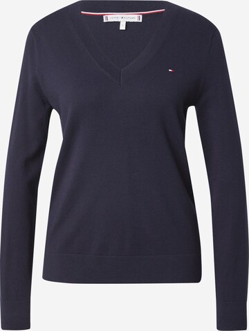 Pull-over TOMMY HILFIGER en bleu : devant