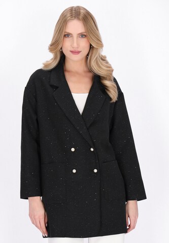 DreiMaster Klassik - Abrigo de entretiempo 'Festive' en negro: frente