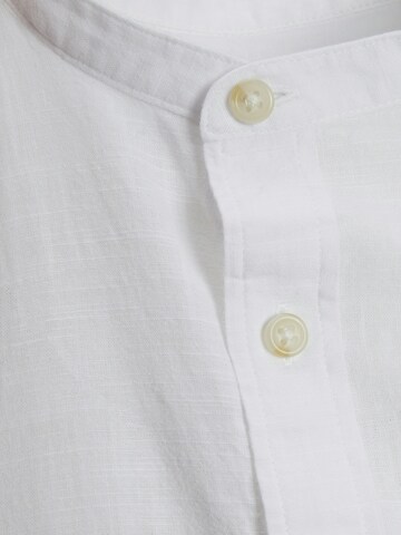 Slim fit Camicia 'JJESummer Band' di JACK & JONES in bianco