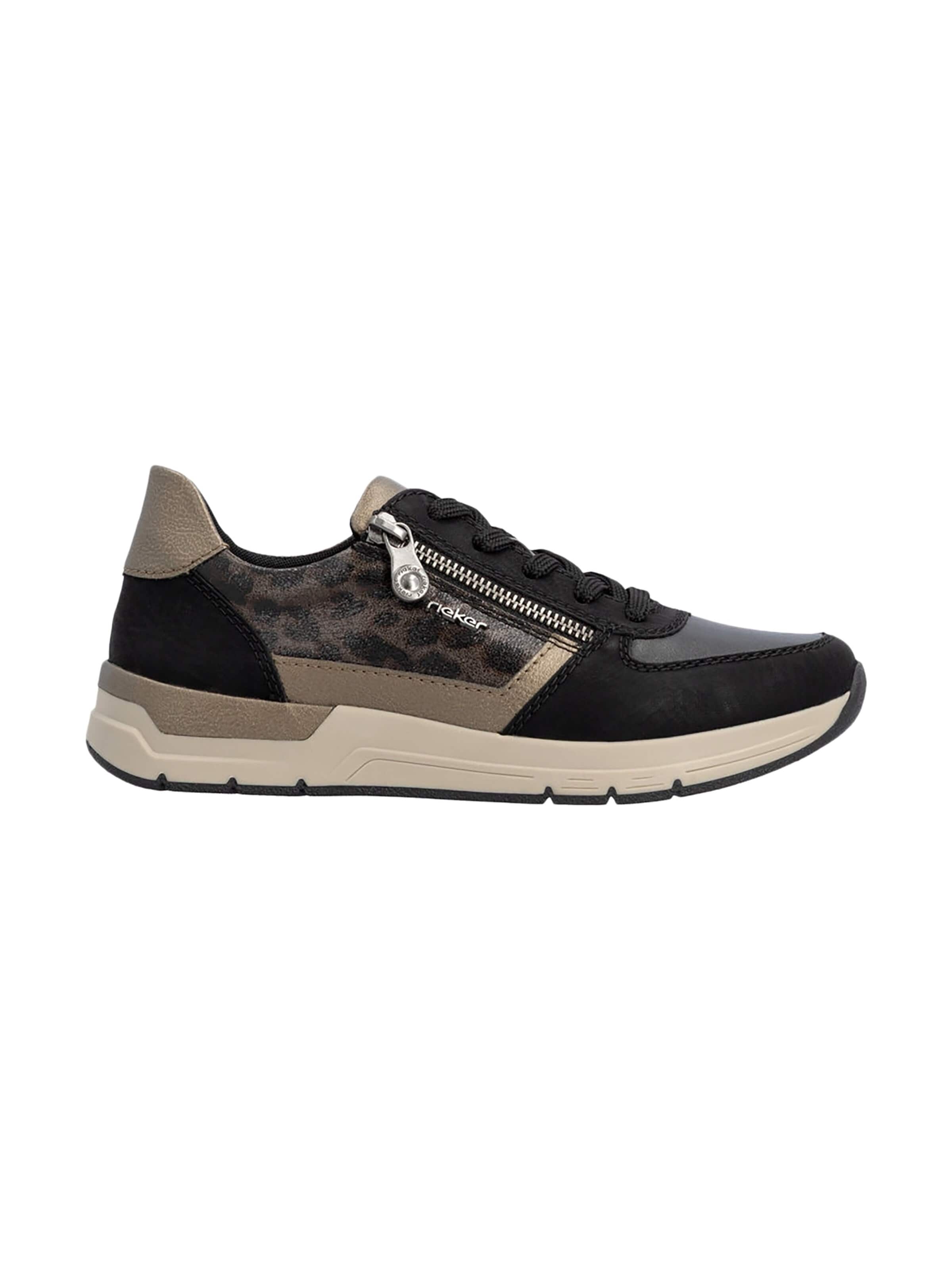 Scarpa stringata sportiva di Rieker in nero