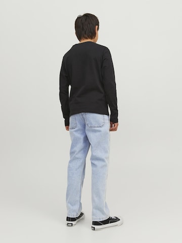 Jack & Jones Junior جينز واسع جينز 'CHRIS PAINTER' بلون أزرق