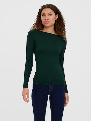 VERO MODA Shirt 'Panda' in Green: front
