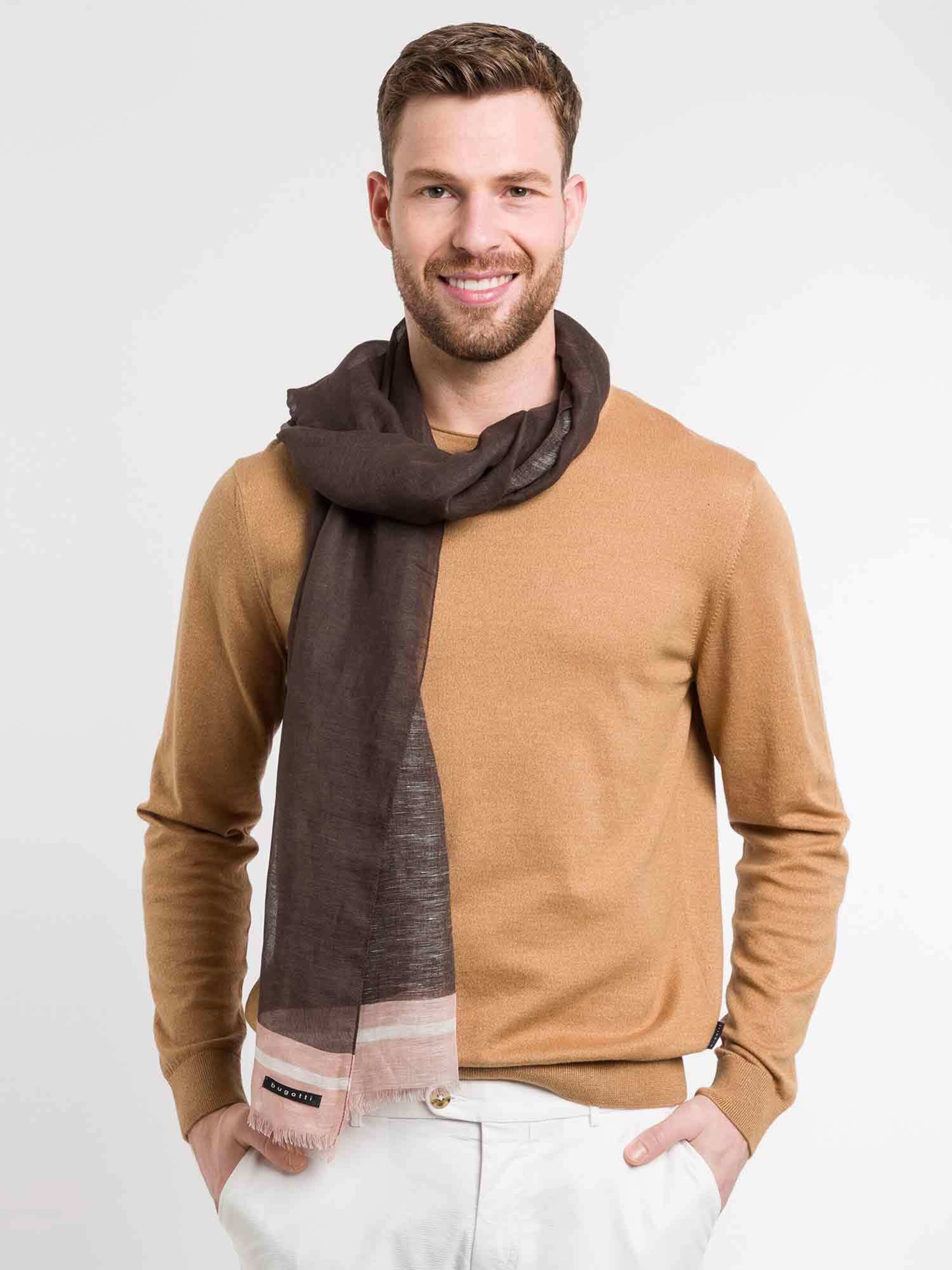 bugatti Schal in Braun