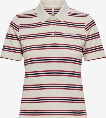 ONLY - Camiseta 'ONLEvie' en blanco: frente