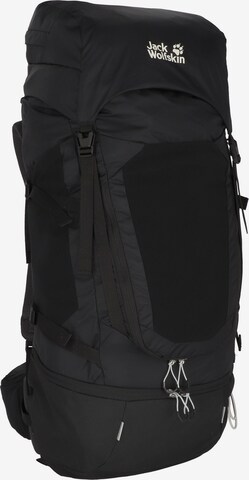 JACK WOLFSKIN Sports Backpack 'Highland Trail' in Black