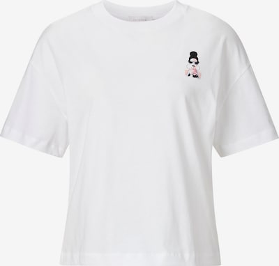 Rich & Royal T-Shirt in nude / schwarz / weiß, Produktansicht