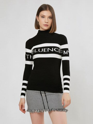 Influencer - Pullover em preto: frente