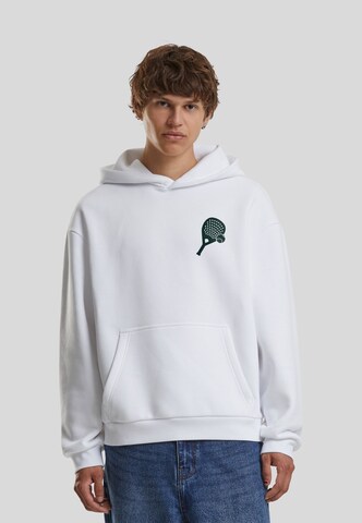 Felpa di Mister Tee in bianco: frontale