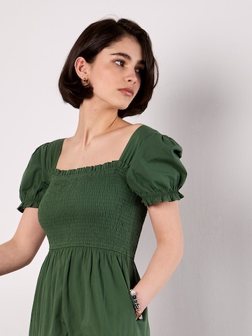 Robe d’été Apricot en vert