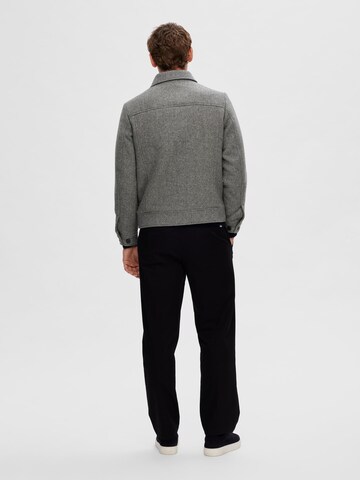SELECTED Between-season jacket 'Filip' in Grey