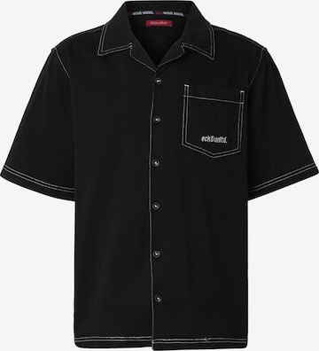 Chemise 'Fabio' Ecko Unlimited en noir : devant