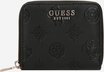 GUESS Wallet 'Jena' in Black: front