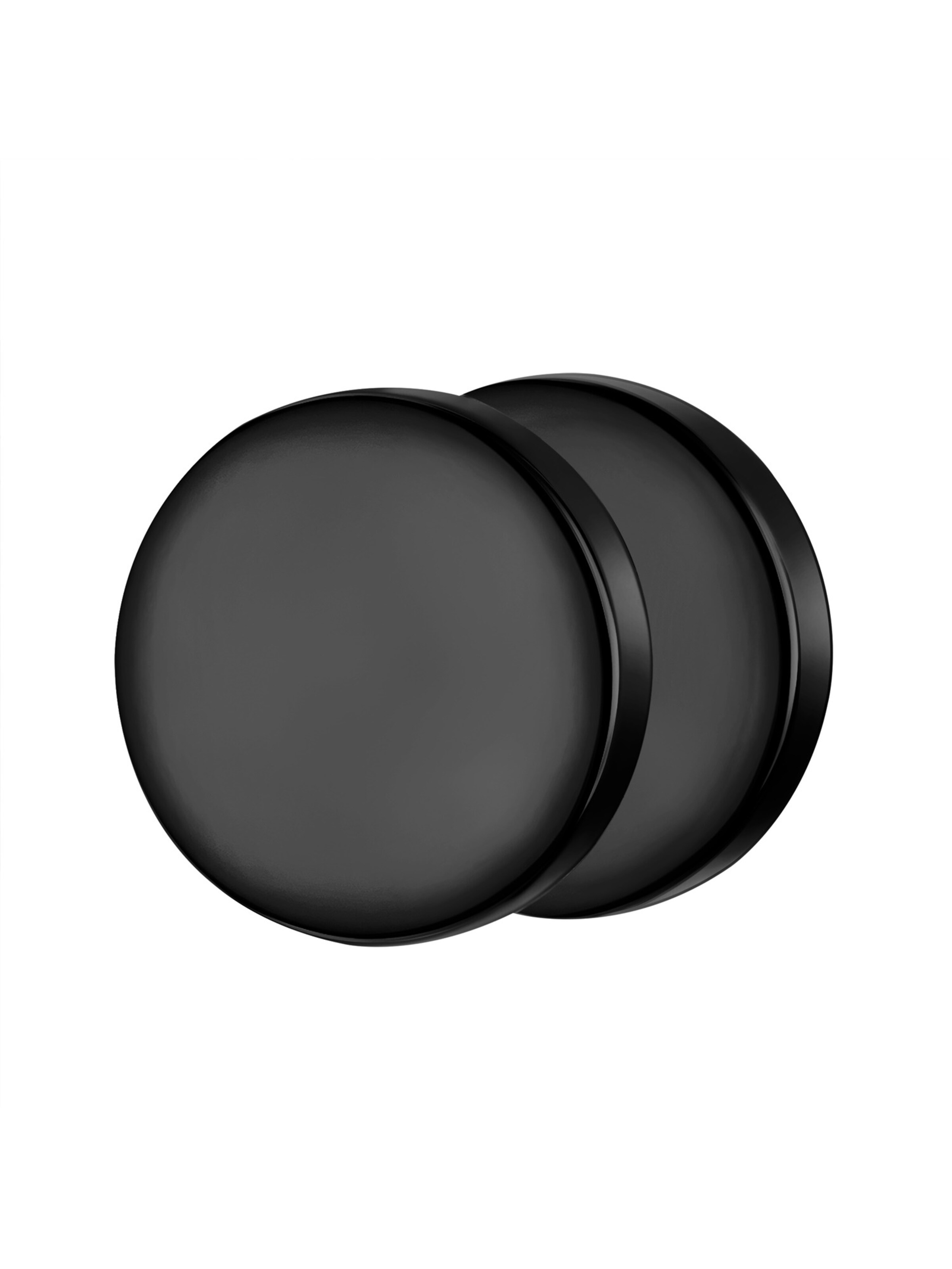 Orecchino di True Rebels in nero: frontale