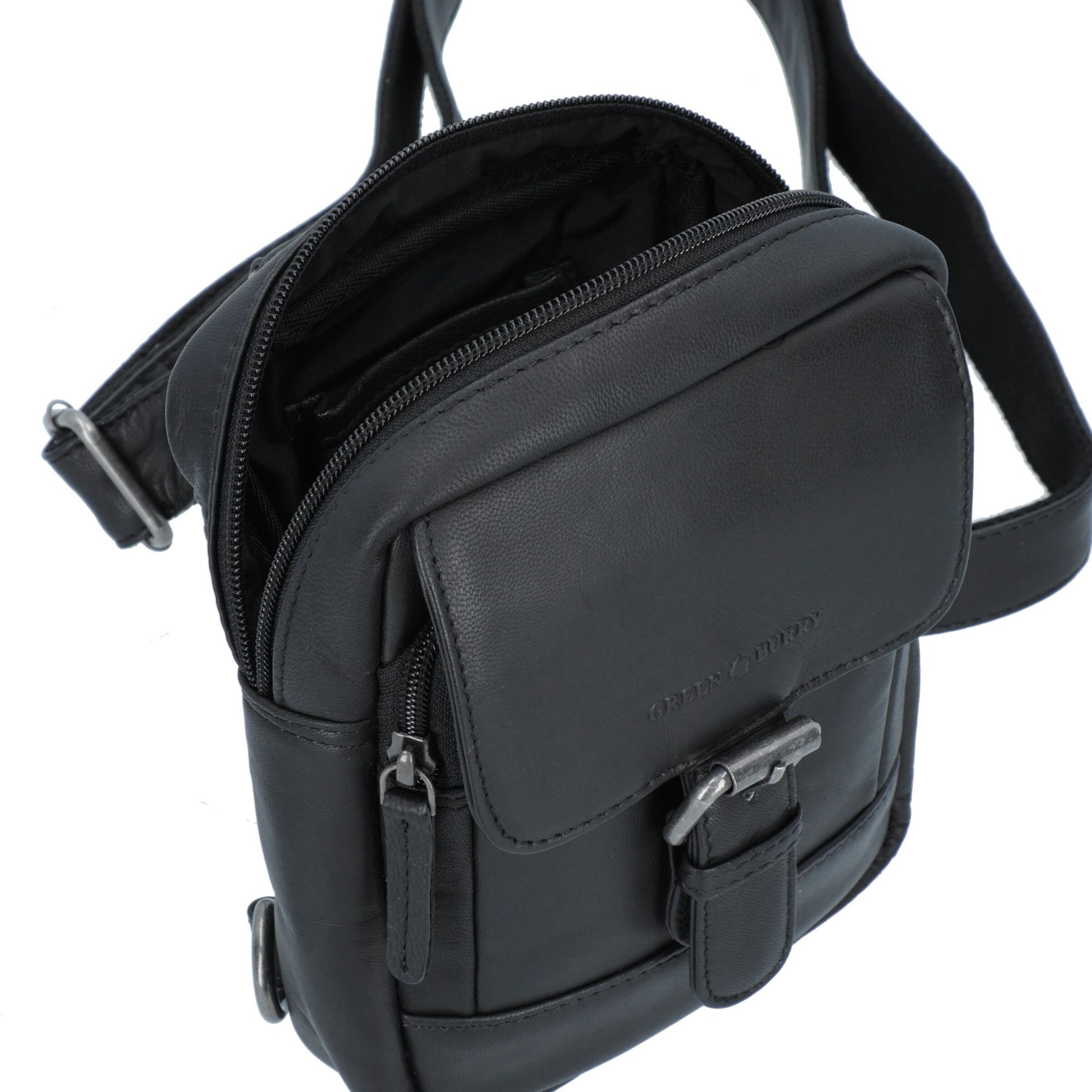GREENBURRY Schoudertas 'Fiorentina' in Zwart