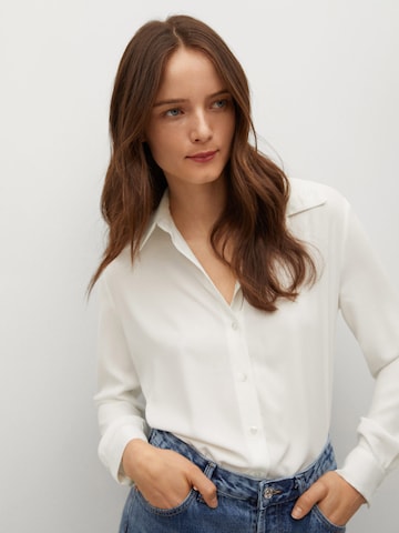 MANGO Blouse in White