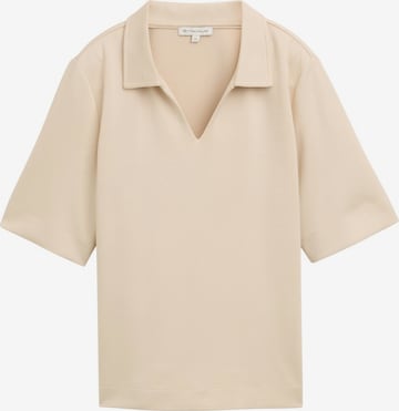 TOM TAILOR T-Shirt in Beige: Vorderseite