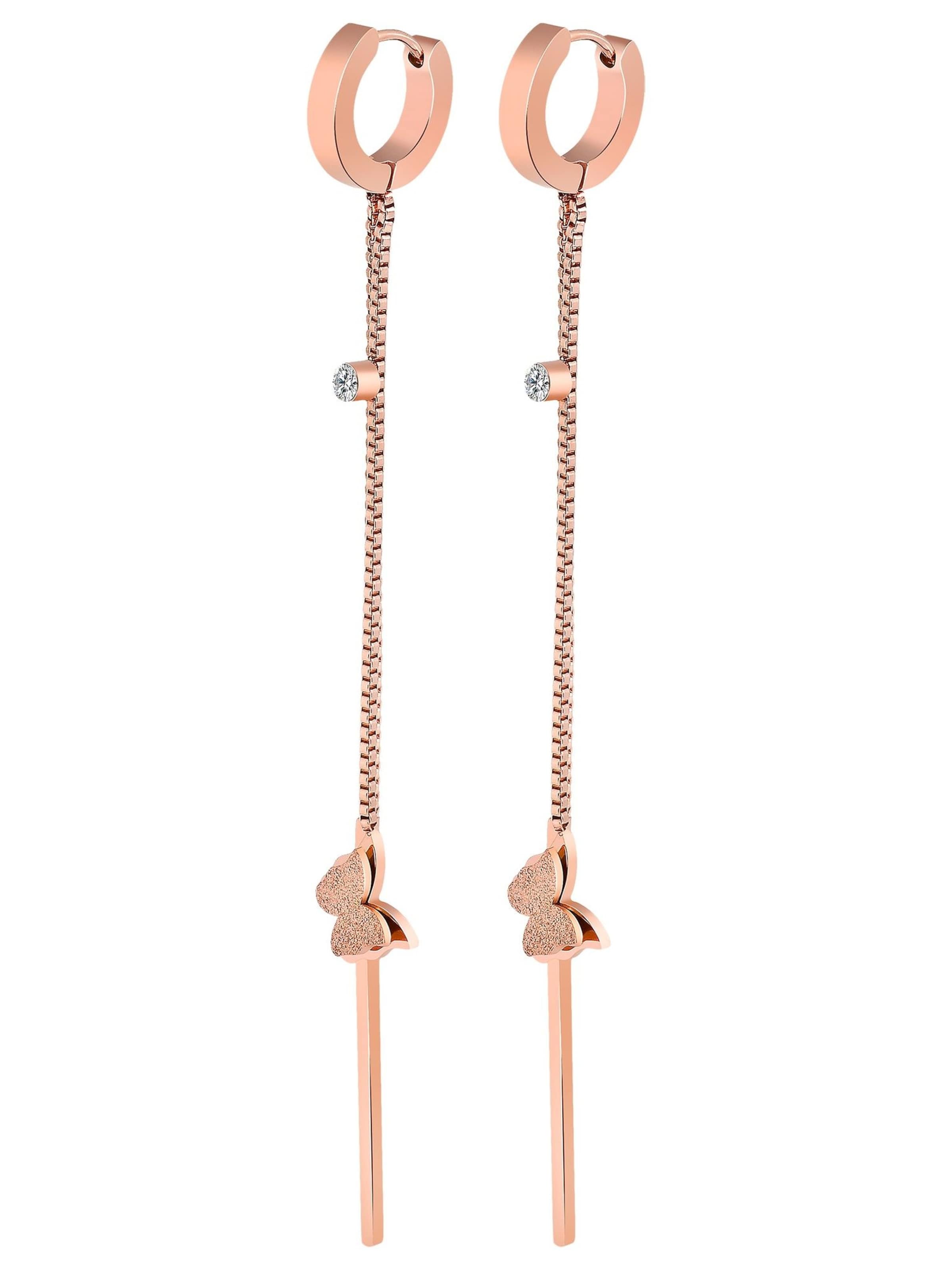 Akzent Earrings 'Elise, langlebig' in Gold: front
