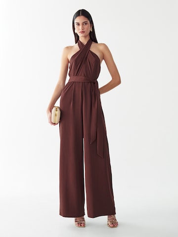 Tuta jumpsuit 'Amerie' di BWLDR in marrone