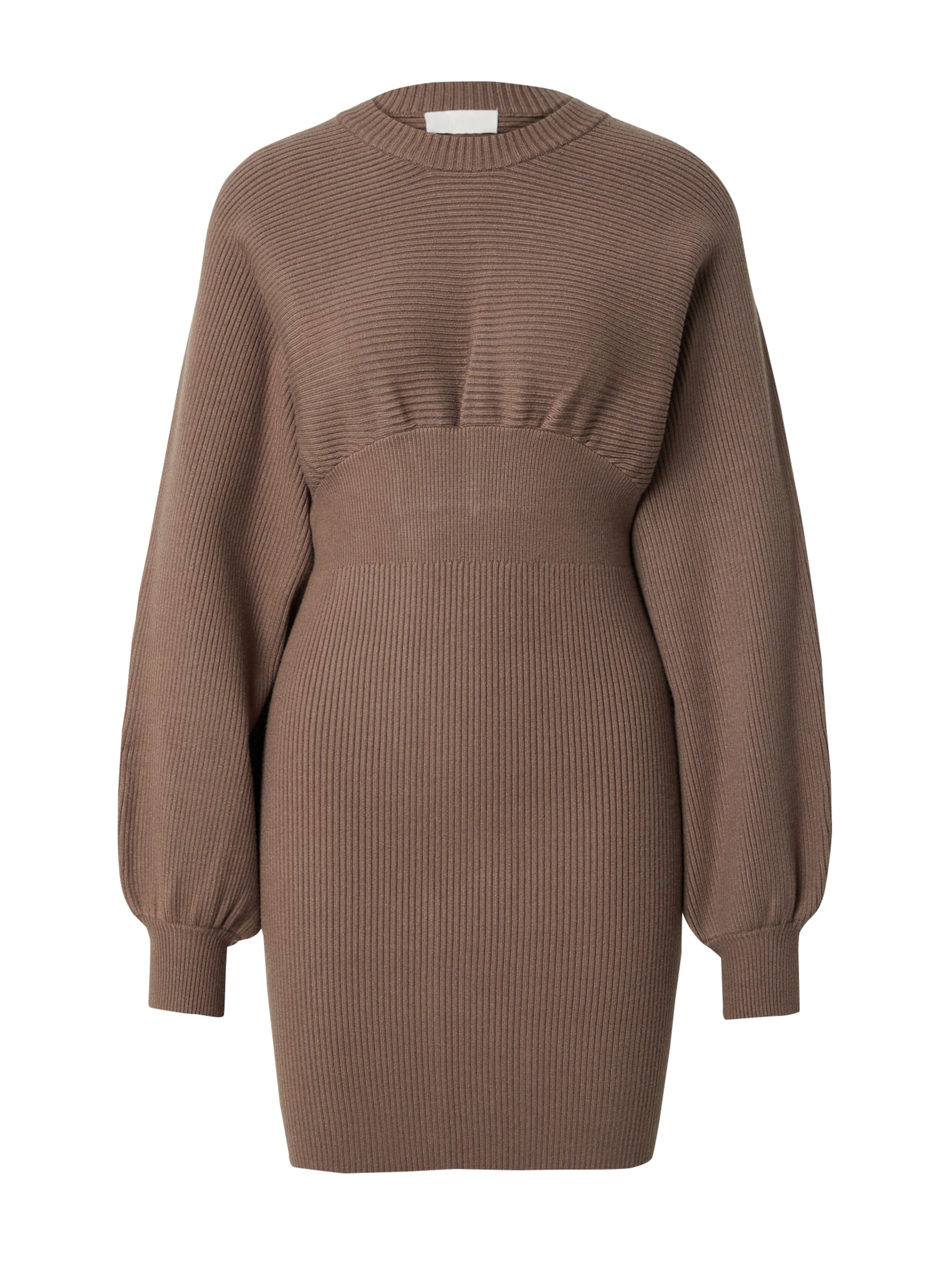 Robes en maille 'Camille' LeGer by Lena Gercke en marron : devant