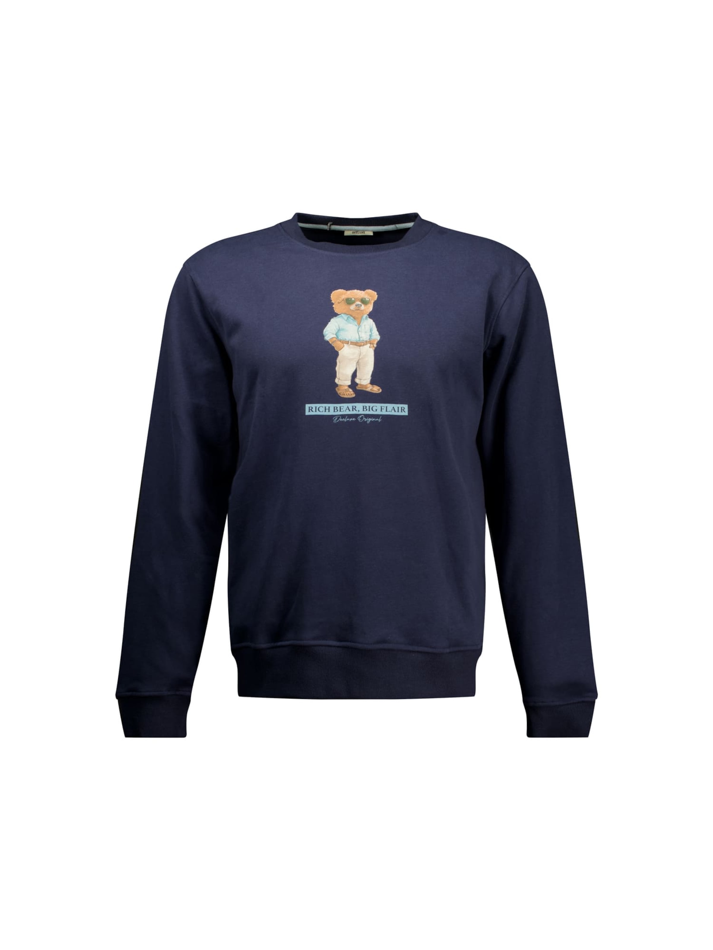 Sweat 'SLEEKBEAR' Deeluxe en bleu : devant