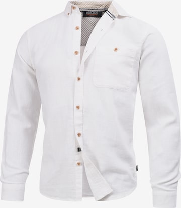 INDICODE JEANS Hemd in Weiß: Vorderseite