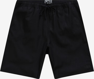 Regular Pantalon STHUGE en noir : devant