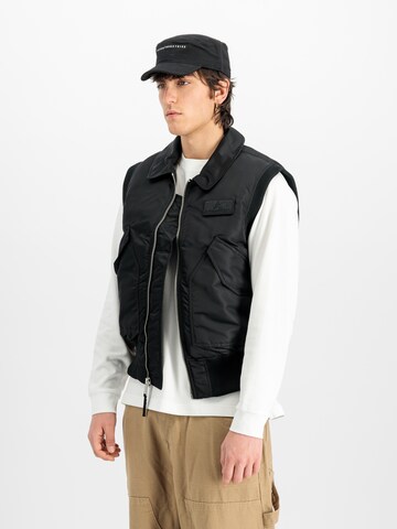 ALPHA INDUSTRIES Жилетка 'CWU-45/P' в Черный: спереди