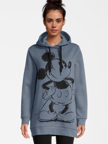 Course Sweatshirt 'Mickey Mouse Retro' in Blauw: voorkant