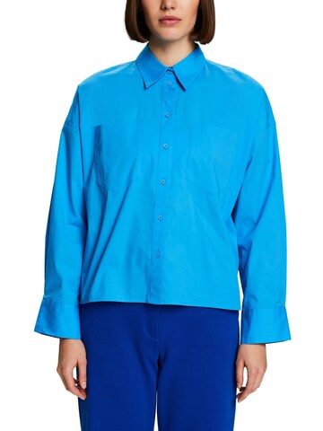 ESPRIT Bluse in Blau