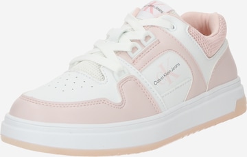 Baskets Calvin Klein Jeans en rose : devant