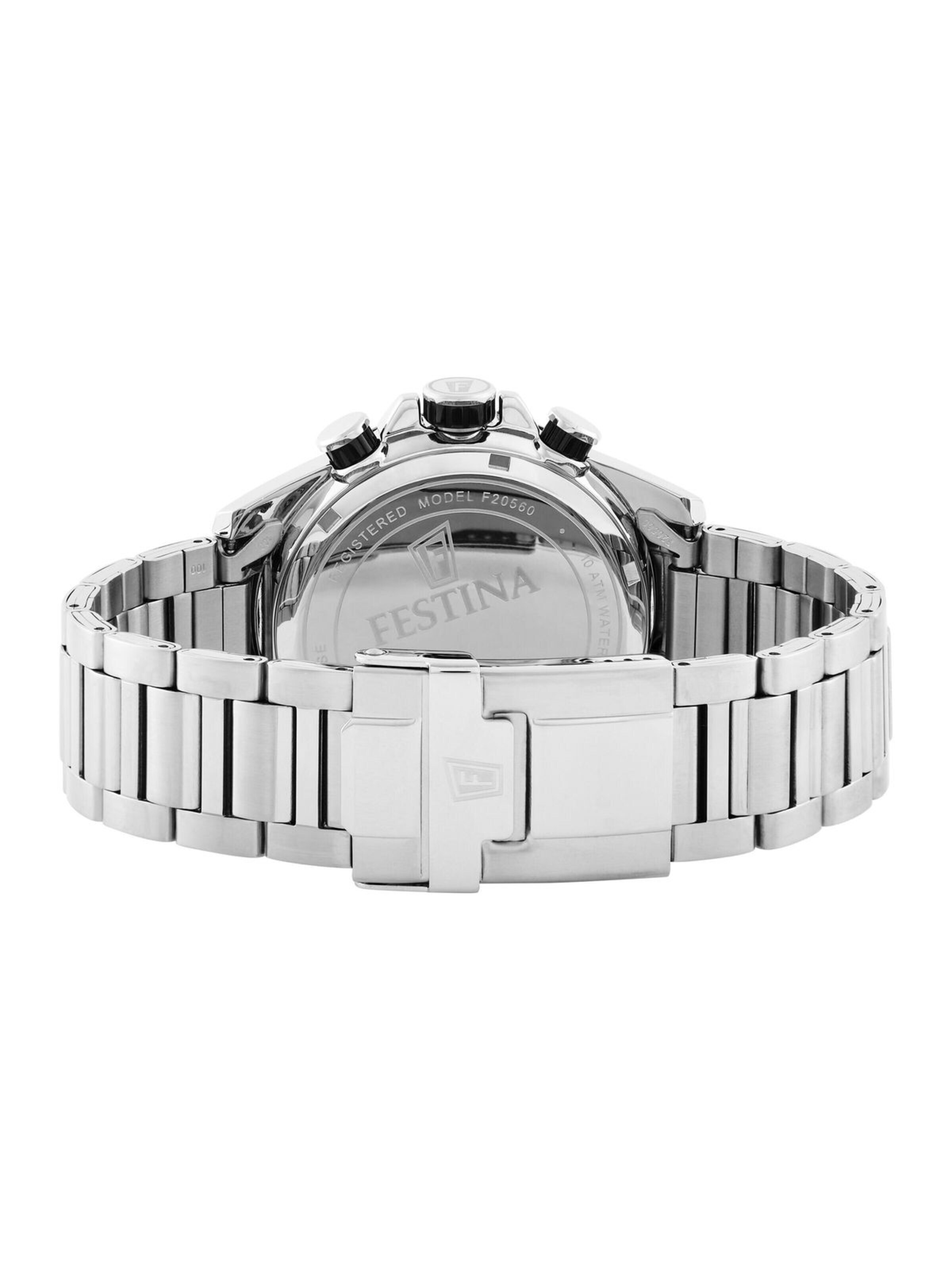 FESTINA Zegarek analogowy 'Chronograph TIMELESS CHRONOGRAPH' w kolorze srebrny