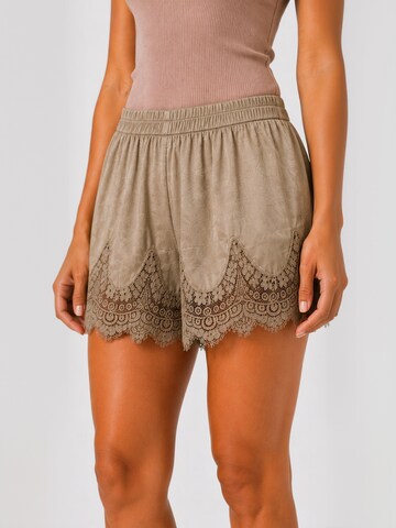 Opal Studio Regular Broek ' Luna ' in Bruin