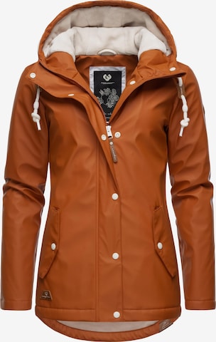 Ragwear Weatherproof jacket 'Marge' in Brown: front