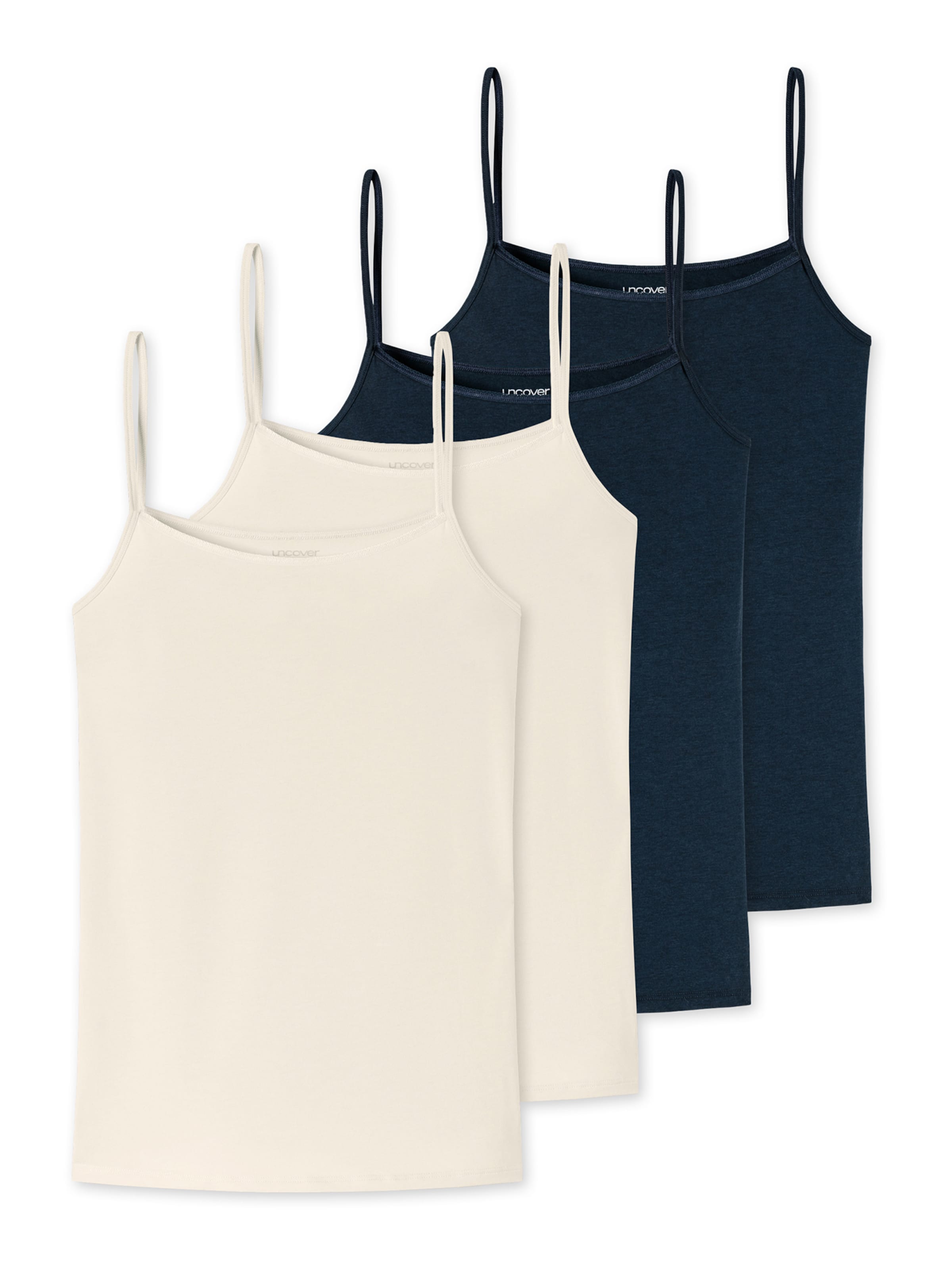 uncover by SCHIESSER Onderhemd ' Uncover ' in Blauw: voorkant